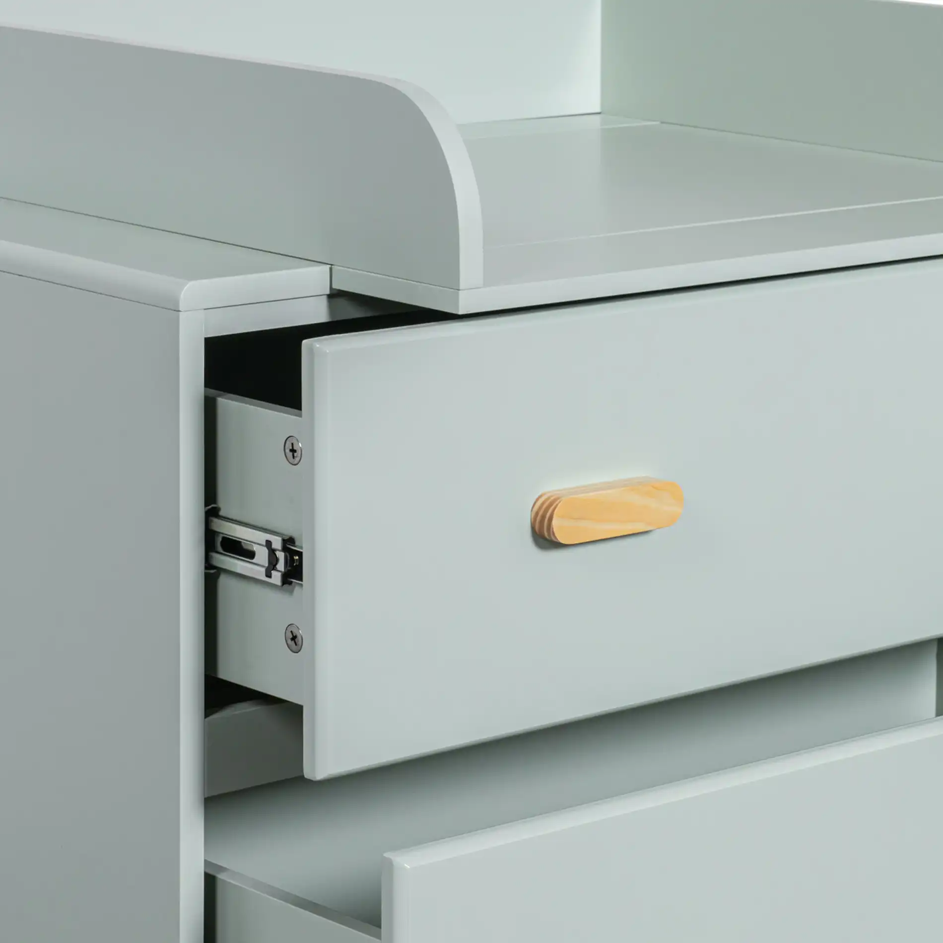 Tessen - Mobiletto con fasciatoio removibile e 3 cassetti - Image 7