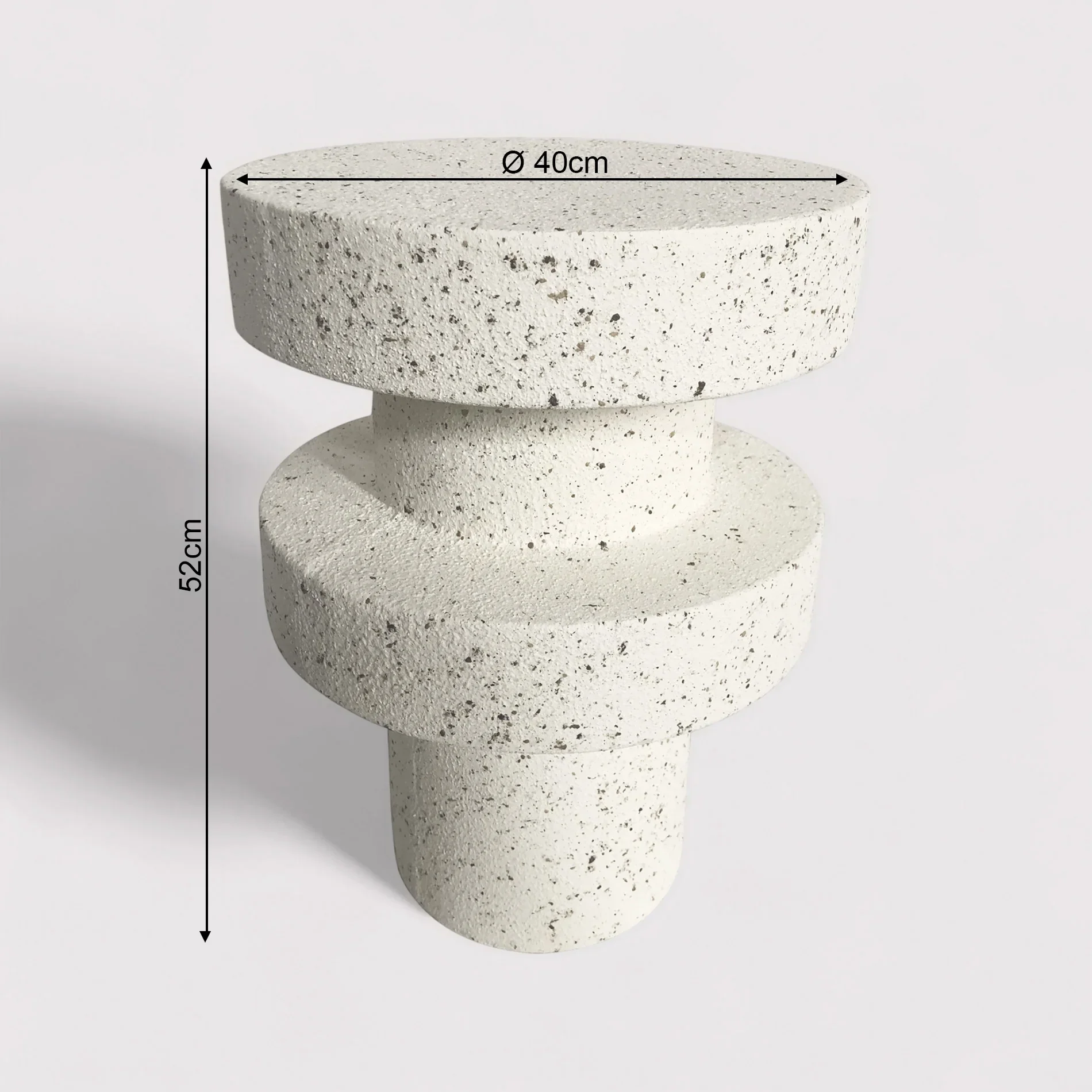 Traveno - Tavolino da caffe colore bianco e nero stile moderno - Image 7
