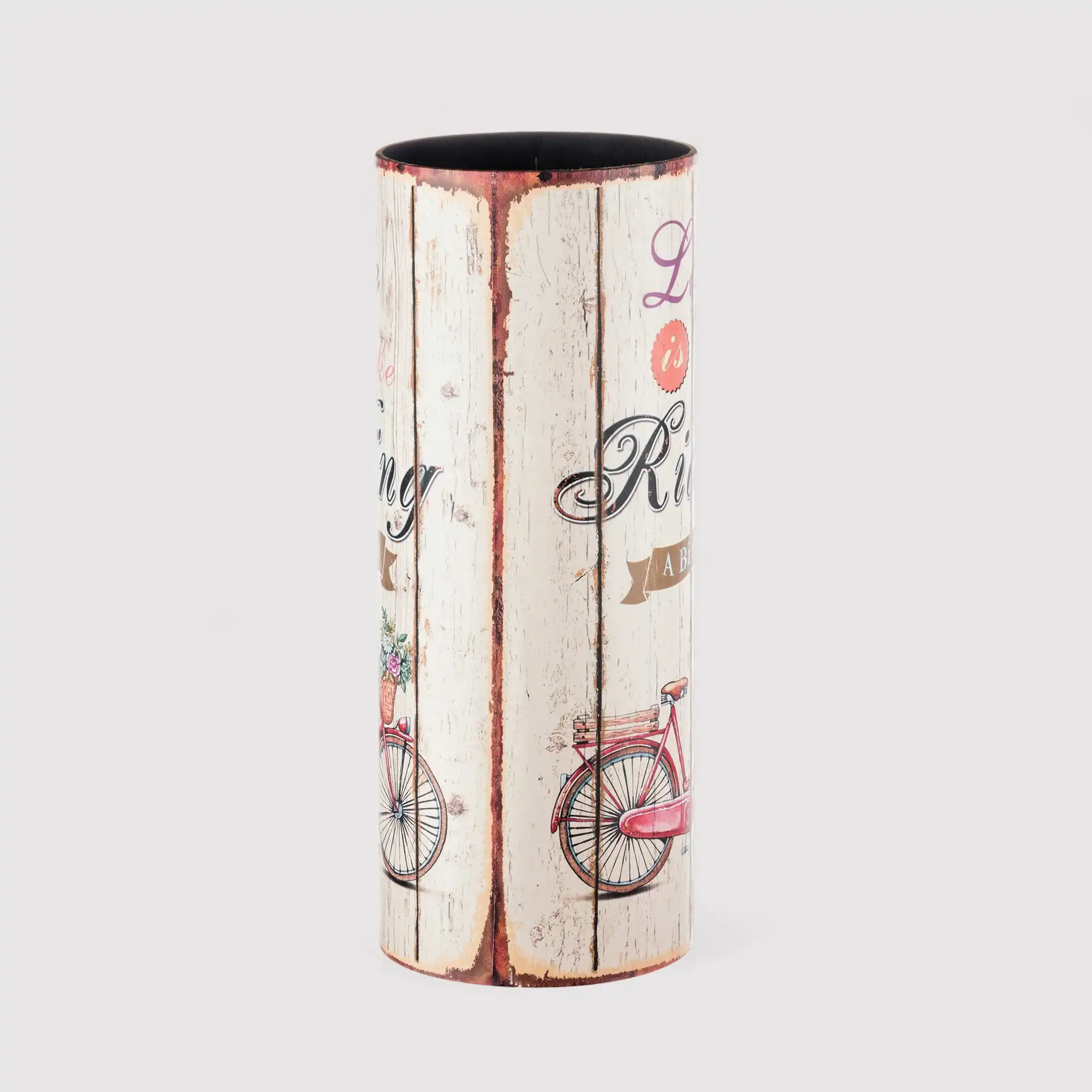 Tulipano - Portaombrelli beige in canvas in stile vintage - Image 3