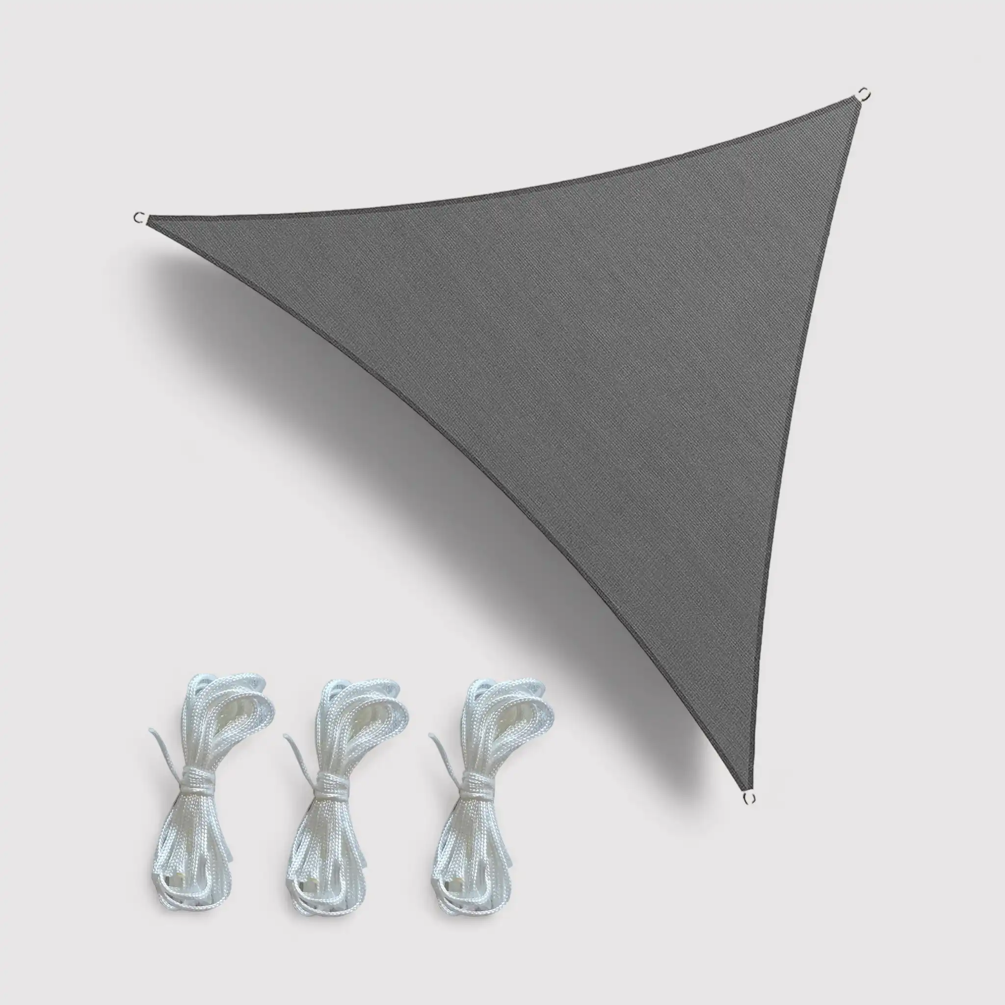 Zaytun - Vela ombreggiante triangolare grigia 5x5x5 mt